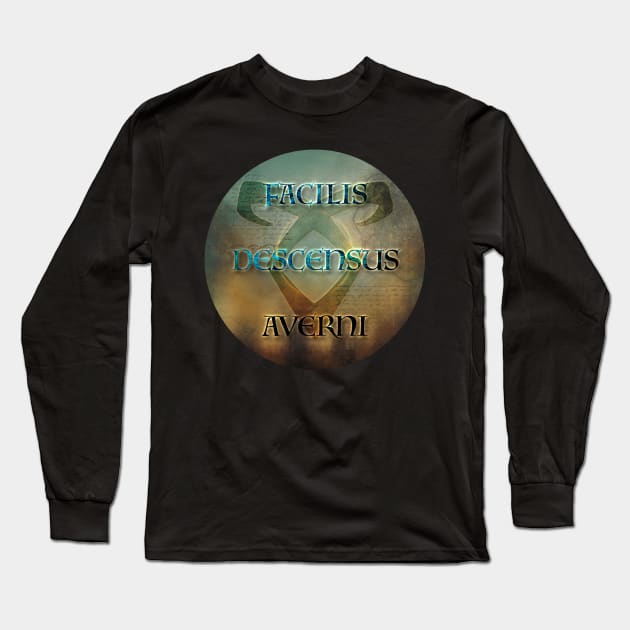 Shadowhunters Inspired: "The Descent into Hell is Easy" Long Sleeve T-Shirt by AjDreamCraft